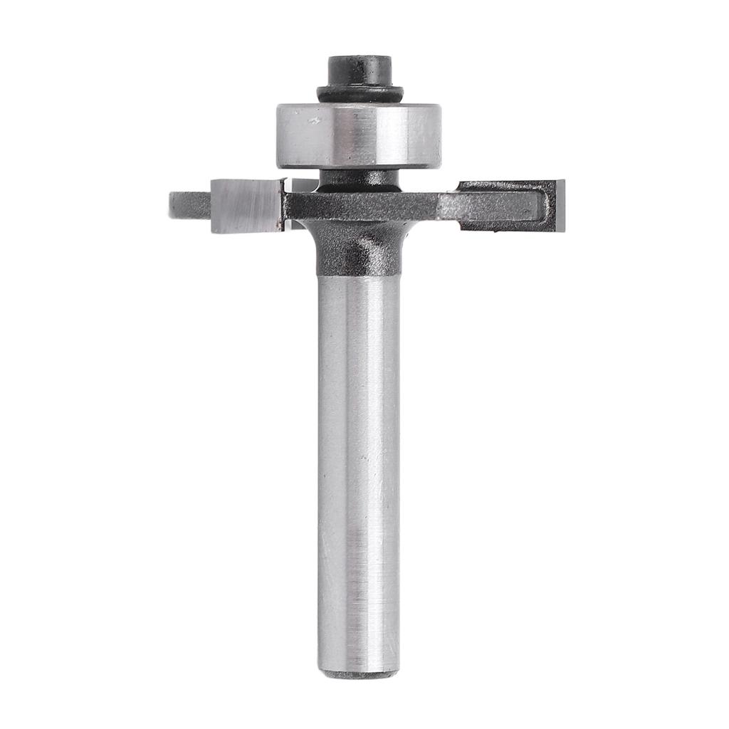 Freza Router în Formă de T Coadă de 1/4 Inch 3 Dinți Rulment cu Bile Freză de Canelat pentru Lemn Placaj 532