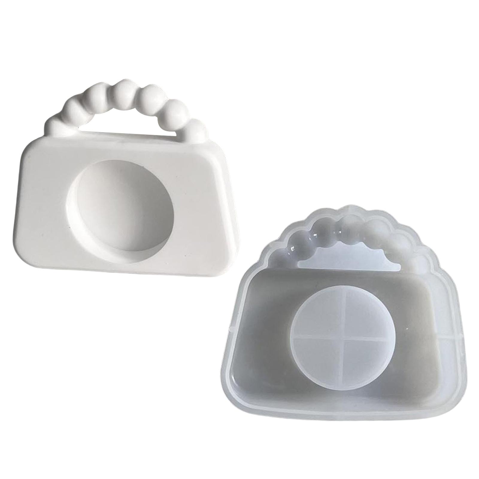 

Форма для настольного украшения Гибкая силиконовая форма для миниатюрного украшения в форме часов Гипсовые формы Принадлежности для изготовления ювелирных изделий T4