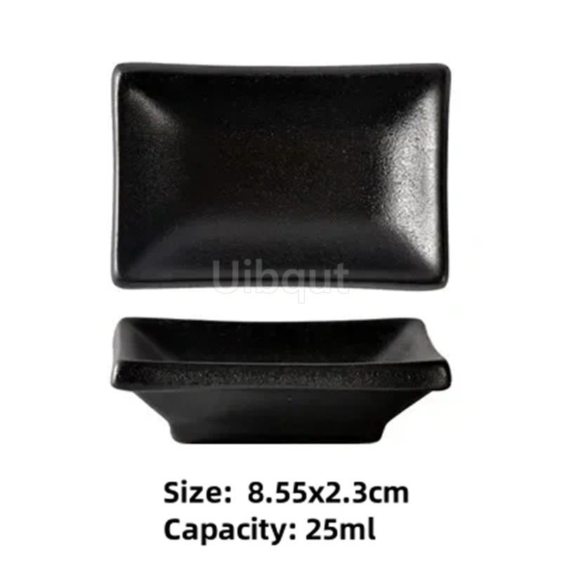 ceramic small square sauce dish Japanese style sushi dish flavoring sushi mustard plate soy sauce cherry blossom Pepper tray