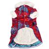 Autumn Winter Cotton Cute Red Thicken Beautiful Soft Comfortable Pet Clothes Warm Coat Clothing for Dogs