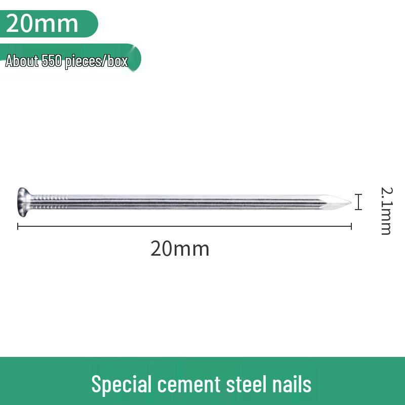 

Galvanized Blue & White Steel Nails for Carpentry & Concrete Walls