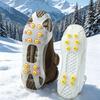 1 Pair Slip-on Style Snow Claw Shoe Covers 10 Steel Studs Winter Sports Equipment  Hiking