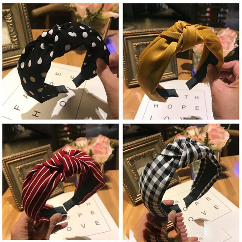 Stylish Women's Cute Hair Band With Twist Band And Wide Brimmed Design For Effortless Chic