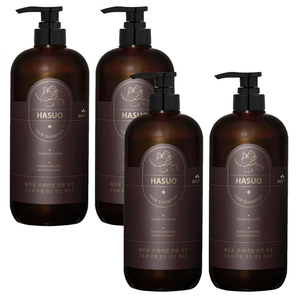 Flower-Holding Man Polygonum Multiflorum Herbal Shampoo 1L 4 pcs
