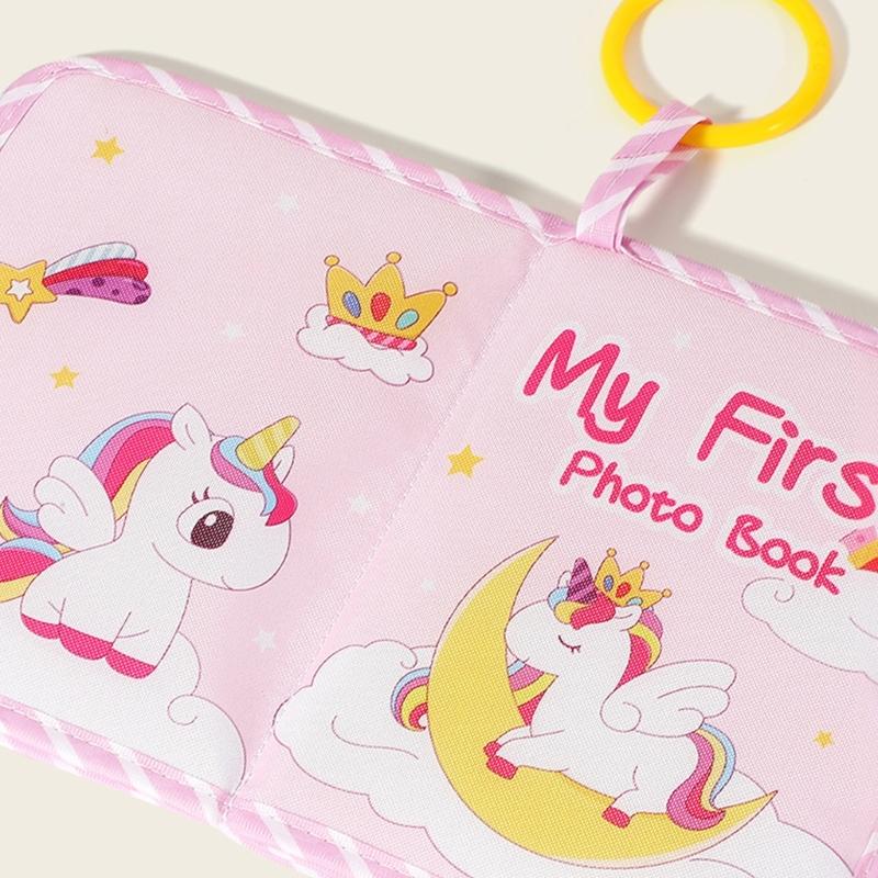 Lovely Baby Picture Book Cloth Photo Album for Toddler Creative Parent-child Interactive Toy Capturing Unique Moment