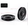 Black Pulley Wheel Cable Machine Part Nylon Bearing High Quality Nylon Pulley
