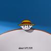 One Piece Luffy Straw Hat Brooch: Cute Cartoon Pin for Students & Fans