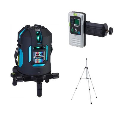 Nivel Láser Electrónico de Nivelación Muratec KDS de Alta Luminosidad Verde Menta Unidad Principal Receptor Trípode + + DSL-901RGNRSA
