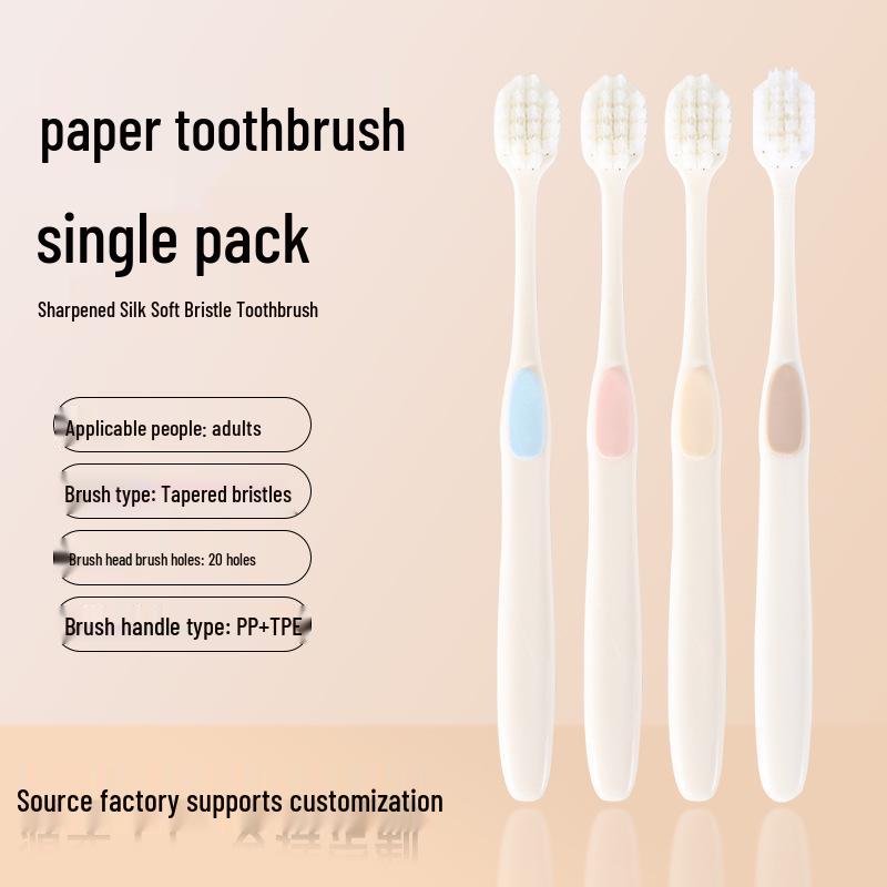 Ultra-Soft Wide Head Toothbrush for Adults - Gentle on Gums, High-End Design, Deep Cleaning