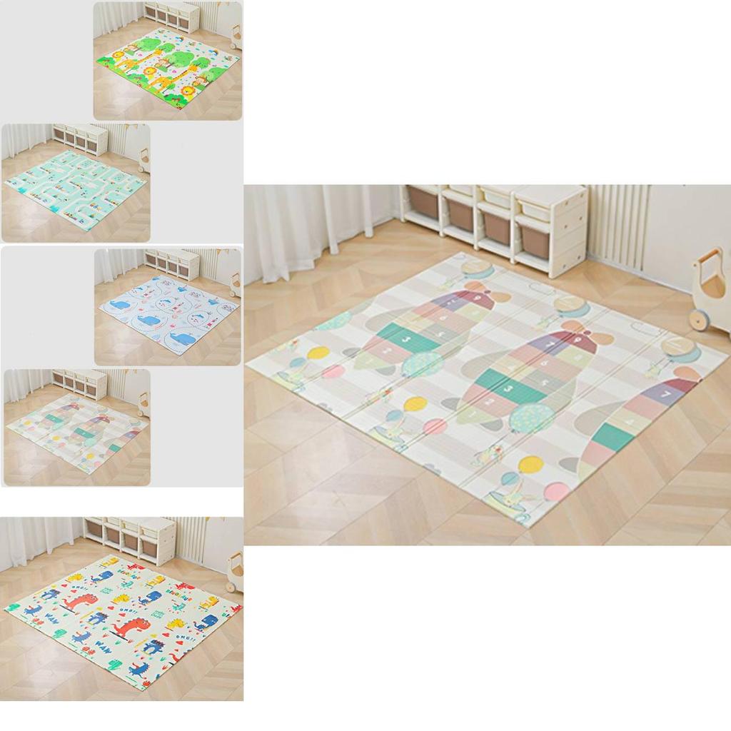 Extra Thick Baby Crawling Mat Xpe Foldable Foam Carpet With Cartoon Patterns