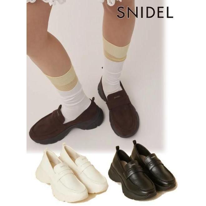 (10% OFF & 300 yen OFF for a limited time) snidel / Snidel Sneaker Sole Loafer 26 Spring/Summer. SWGS263658