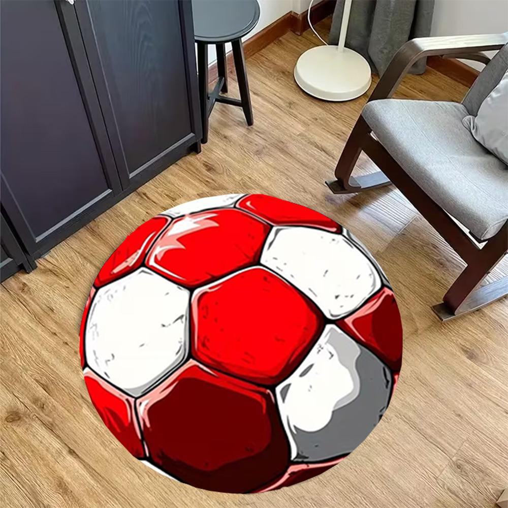 1 stuks Voetbal vloerkleed huis tapijt antislip ontwerp voor kantoor decoratie cadeau woonkamer slaapkamer