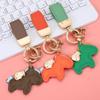 Cartoon Horse Pendant Year of Horse Zodiac Pony Bag Hanging Horse Car Keychain  Year of The Horse