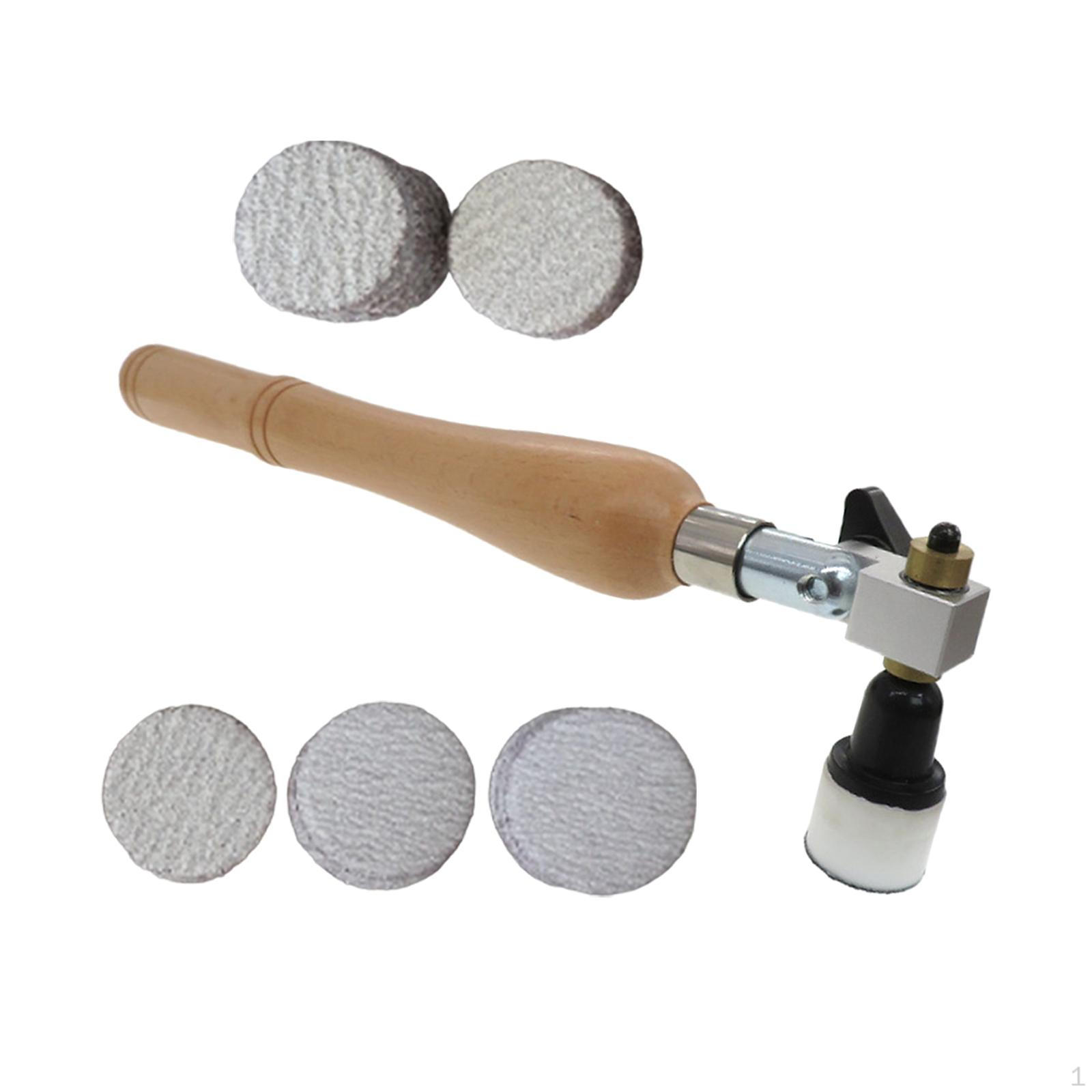 

Набор для шлифования чаши, 50 шт., наждачная бумага, шлифовальный блок для дерева, шлифовальный блок с головкой с двойным подшипником, ручные инструменты, поверхность 1inch