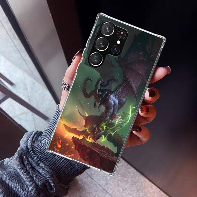 W-World Of W-Warcraft W-Wow Phone Case For Samsung Galaxy S23 S24 S25 Edge S26 Ultra S22 + S21 Plus S20 FE Cover Silicone Print