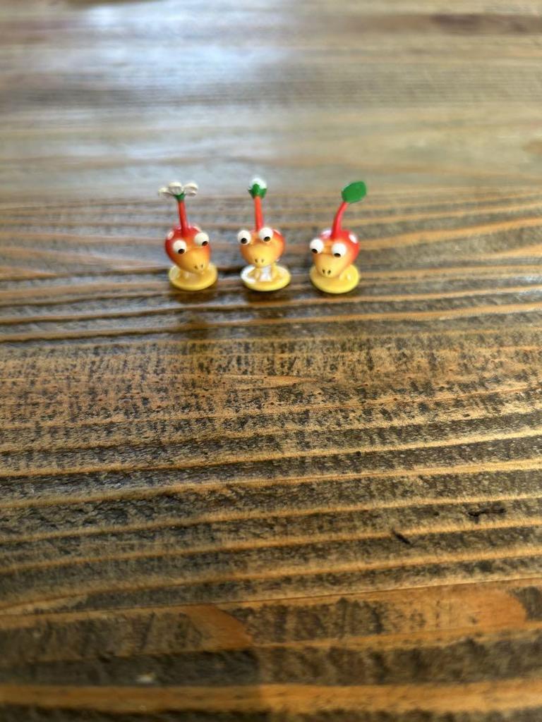 [USED] Three types of Koopa Chappy Pikmin 2 Collection Figures