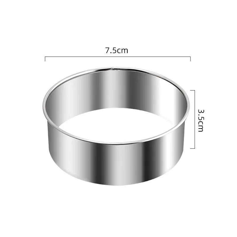 4/12pcs Dumpling Mold Set Stainless Steel Chinese Dumpling Maker Metal Empanada Dough Pressing Tool Pastry Shuijiao Kitchen Tool