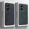 Leather Magnetic Case For Poco X7 Pro X6 X5 Funda For Poco F6 F5 F4 GT C65 M6 M5 For Magsafe Wireless Charger Phone Cover