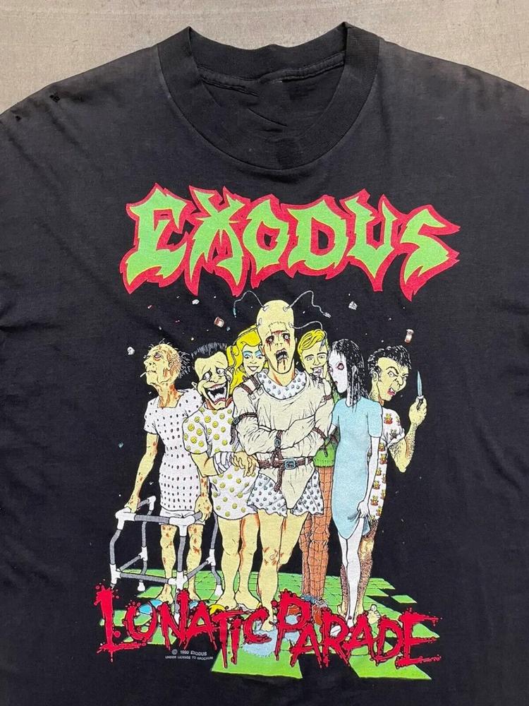 Exodus Band Music For Lovers Black T-shirt Cotton Full Size NI358 XXXXL