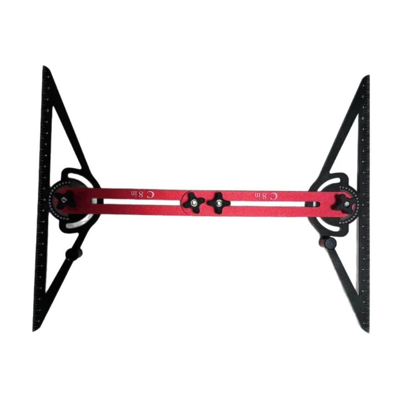 Innovative Stair Treads Template Tool for Precise Measurements and Shelf Layout in DIY and Professional Use