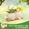 Smiley Face Flower Pot Cute Swinging Smiley Face Hanging Planter Cute Vase Indoor and Outdoor Decor Hanging Flower Pots