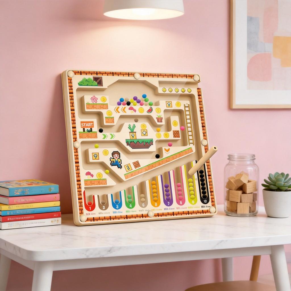 Magnetic Maze Toy For Kids With Focus Training And Logic Development