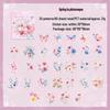 Yuezhen Four Seasons Floral Language Retro PET Stickers for Journals