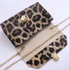 Elegant Women’s Purse Earrings Bracelet Necklace Fashionable Leopard Pattern Accessories Handmade Jewelry Set
