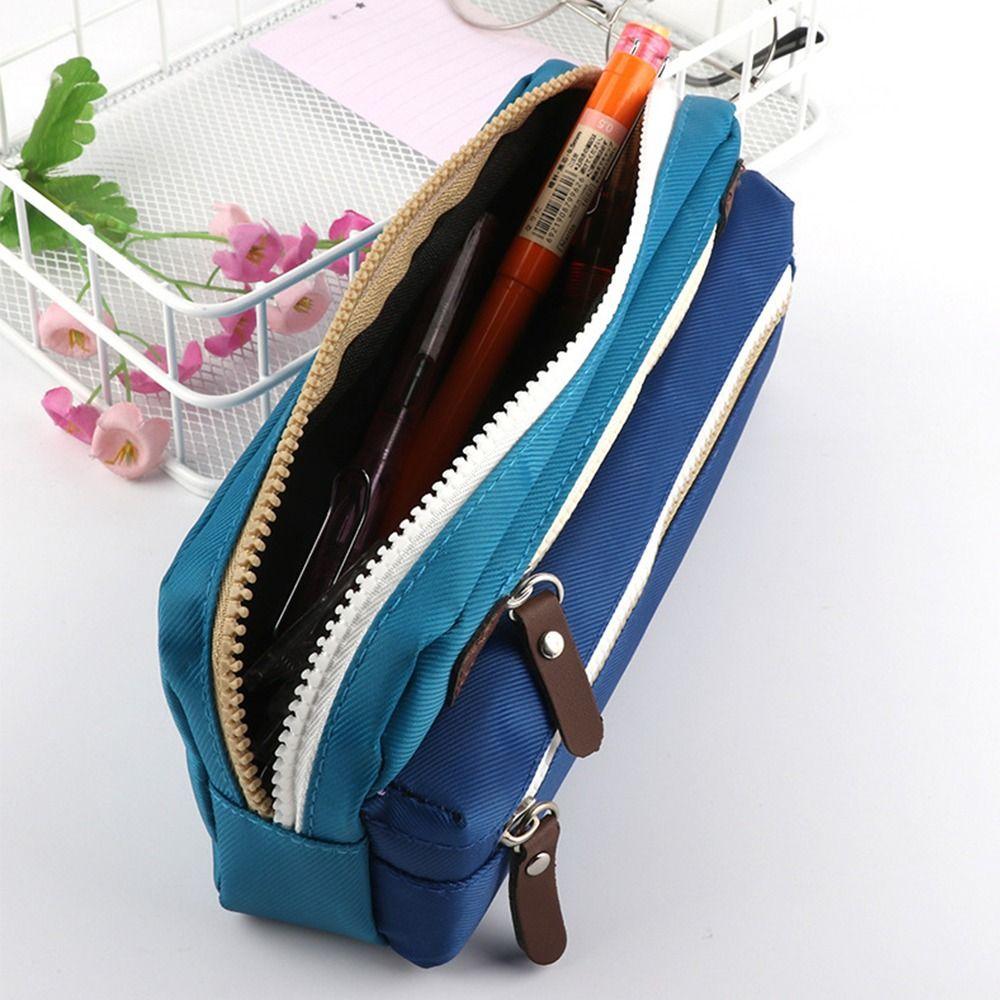 Creative Large Capacity Multifunctional Stationery Bag Pencil Bag Storage Pouch Pencil Box