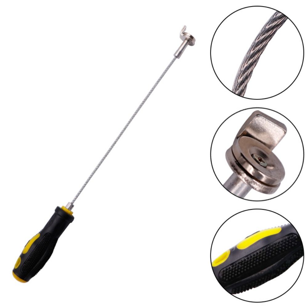 With Magnetic Oil Sump Drain Plug Key Socket Lengthened Toughness Auto Repair Tools Portable Anti-scalding Sump Removal Tool