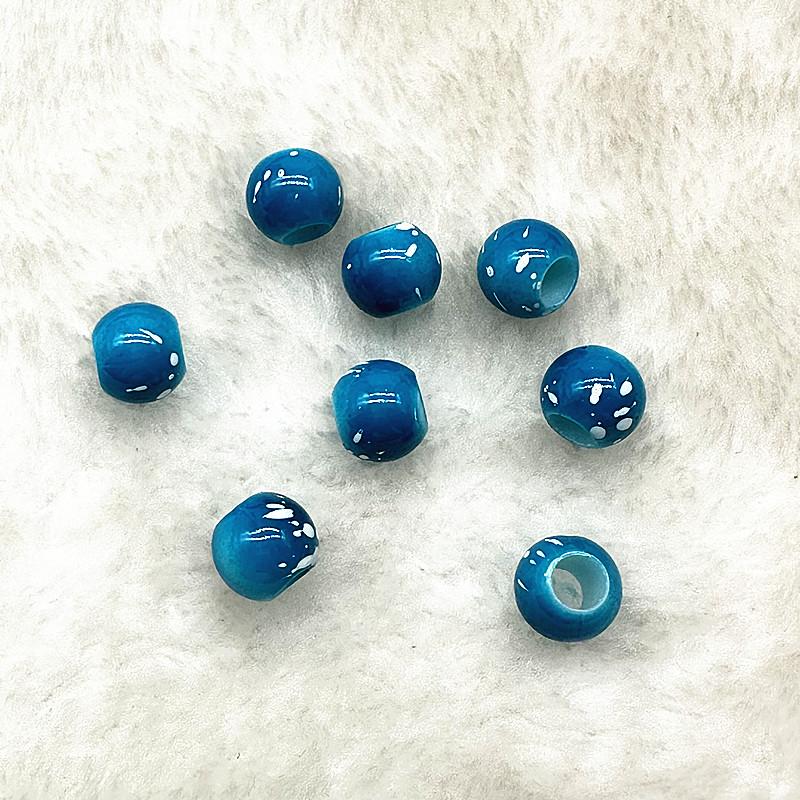 6X9/8x11mm Big Hole Acrylic Beads Spacer Loose Beads for Jewelry Making DIY Handmade Bracelet Accessories