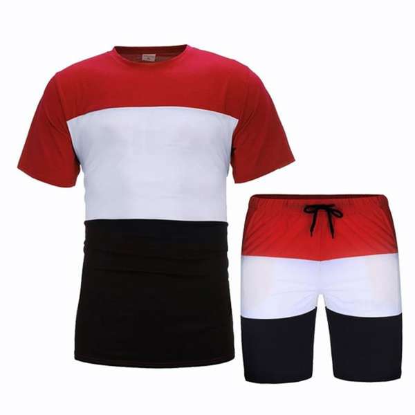 Traje deportivo de moda para hombre pantalones cortos de manga corta de  verano pantalones cortos set frescos conjuntos cortos casuales comprar a  buen precio — entrega gratuita, reseñas reales con fotos — Joom