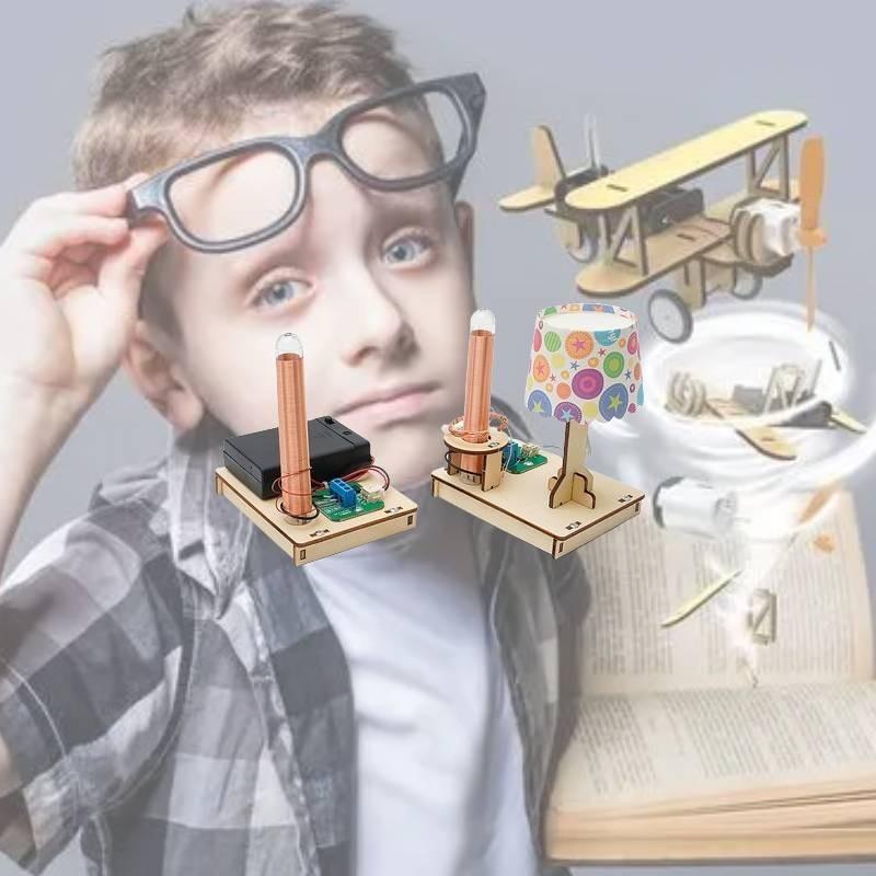 העברת כוח אלחוטית ערכת ניסוי מדעית DIY חומר עץ ניתן להתאמה אישית