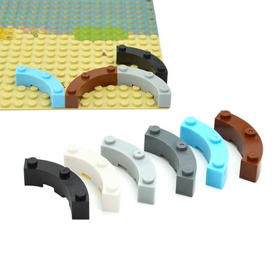 Bausteine 48092 4x4 Gebogener Stein Mit 3 Noppen Für Bausteine Teile DIY Pädagogische Steine Großpackung Modell Geschenk Spielzeug