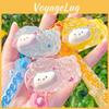 Sheep Brightly Colored Keychain Cute And Fun Semitransparent Resin Keyring For Use Personal