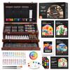 Shuttle Art Drawing Set 202 Pieces Art Colored Acrylic Solid Coloring Watercolor Pencil Drawing Includes Palette Brushes Storage Box Portable Perfect