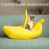 Banana-Shaped Pet House: Cozy Winter Home for Dogs and Cats