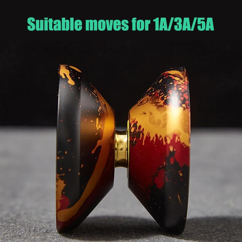 Yoyo Profissional Mágico Yoyo de Metal com Rolamento de 10 Bolas Liga de Alumínio Alta Velocidade Yoyo Não Responsivo Brinquedos Clássicos Para Crianças