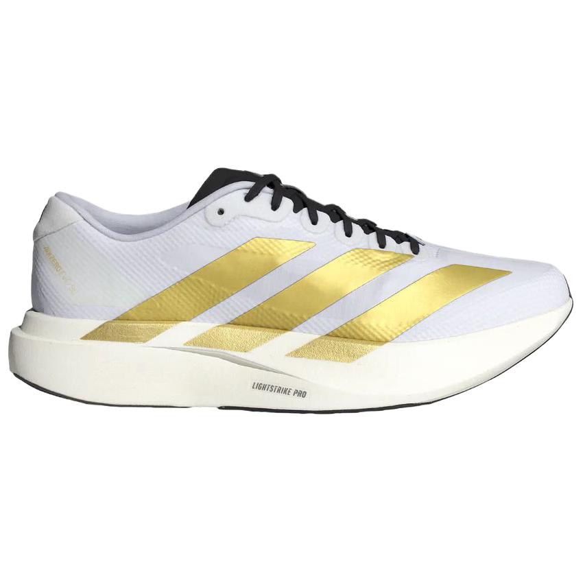 adidas Adizero Evo SL Cloud White Matte Gold Core Black Men Sneakers JQ4441