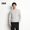 Semir Men's Thermal Cashmere Blend Half-Turtleneck Sweater