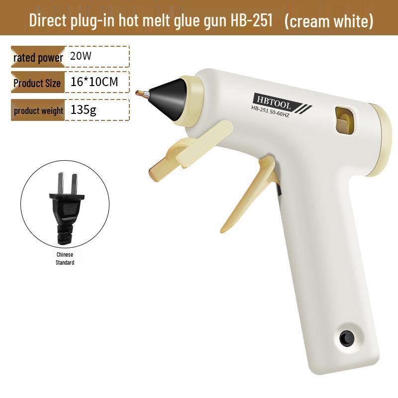 

DIY 20W Small 7mm Hot Melt Glue Gun for Handmade Ornaments and Crafts