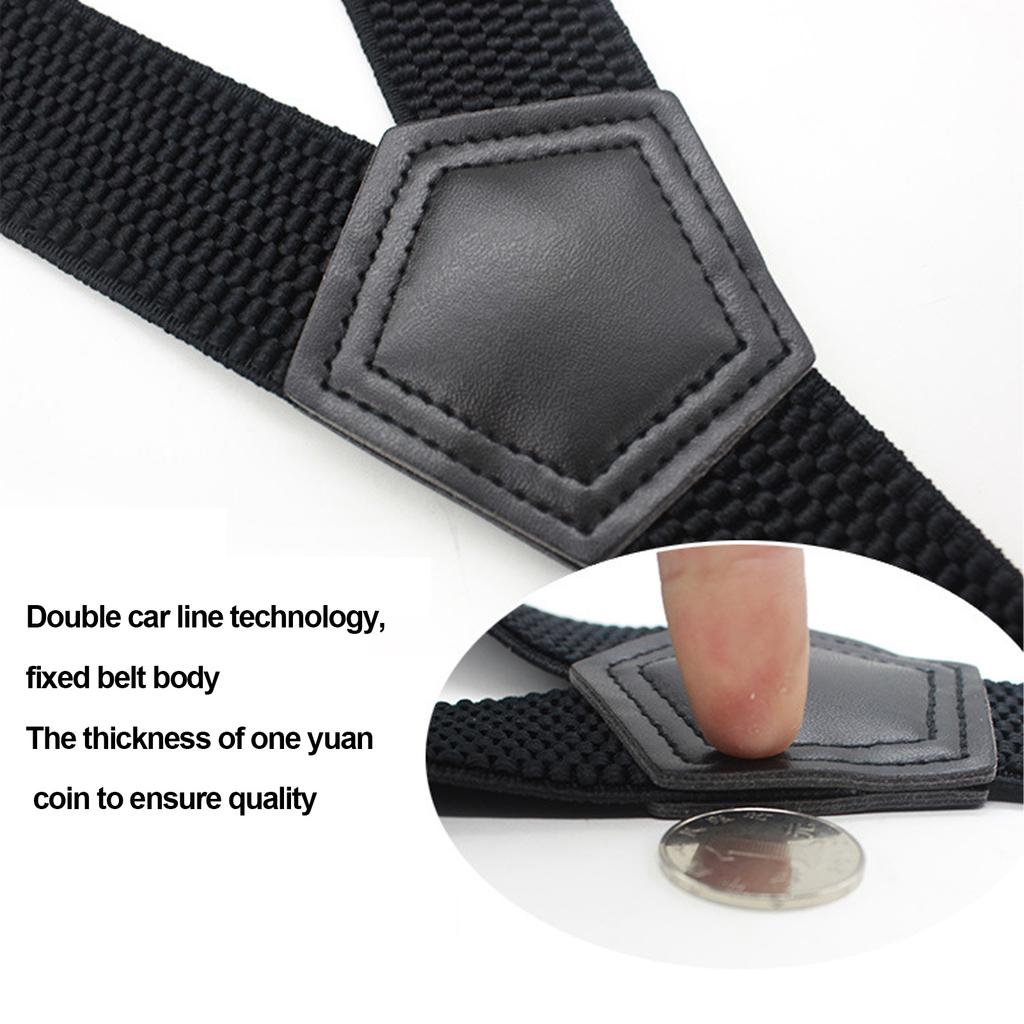 Mens Suspenders Strong Fixability Beautiful Practical Fashionable Metal Clip Wide Suspenders for Formal Party