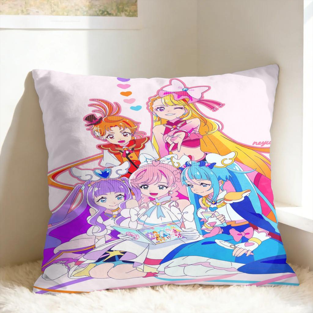 Anime Sky P-Precure Pillow Case Cute Funny Pillow Cover Comfy Pillowcases For Living Room Chair