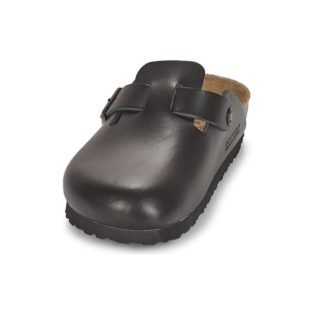 Birkenstock Boston Clog Smooth Black cm (Narrow Width), Leather, 23.0