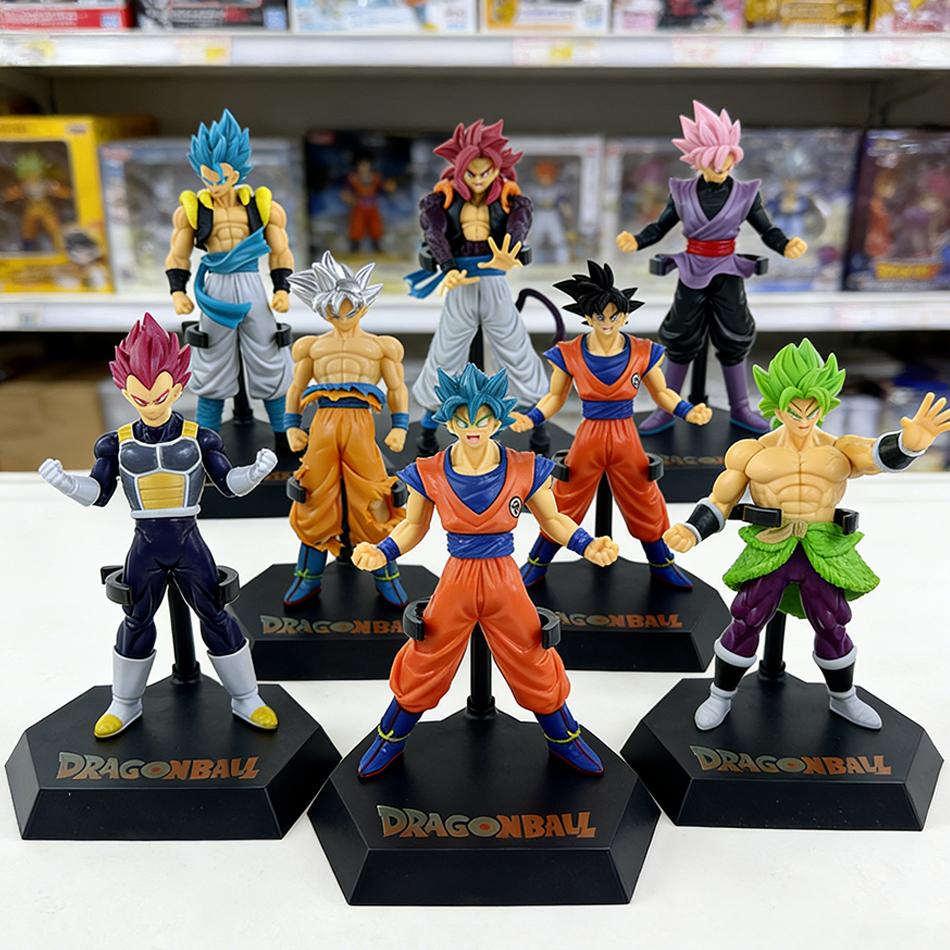 Anime Dragon Ball Z Super Saiyan Son Goku Vegeta Anime Action Figure Model Gifts Collectible Figurines For Kids 18Cm