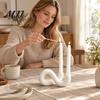 Geometric Candle Stand for Two Taper Candles 3D Printed Infinity Loop Holder, Abstract 2?Candlestick Decorative Holder Dining Table Minimalist