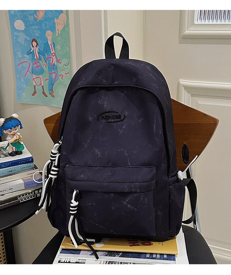 Schultasche literarisch, einfach und große Kapazität Japanischer Camping-Rucksack vielseitig und leicht Studenten-Schultasche Freizeit