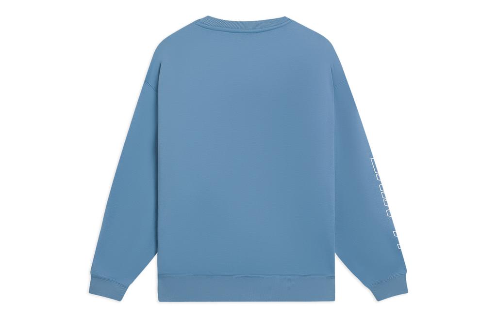 Li Ning Sports Trendy Collection Sweatshirt Unisex Woad Dyed Blue AWDSB23-3