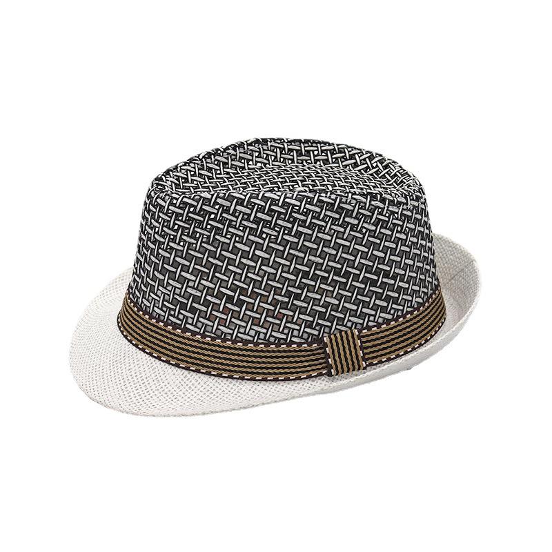 Summer sun hat men's beach sunshade sun protection jazz hat youth straw hat fishing hollow breathable top hat women
