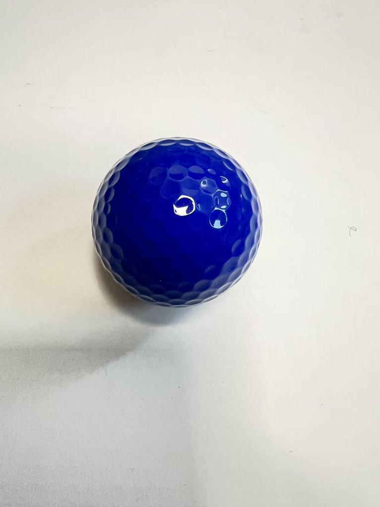 Two-Layer Colored Golf Practice Ball for Putting Green Training